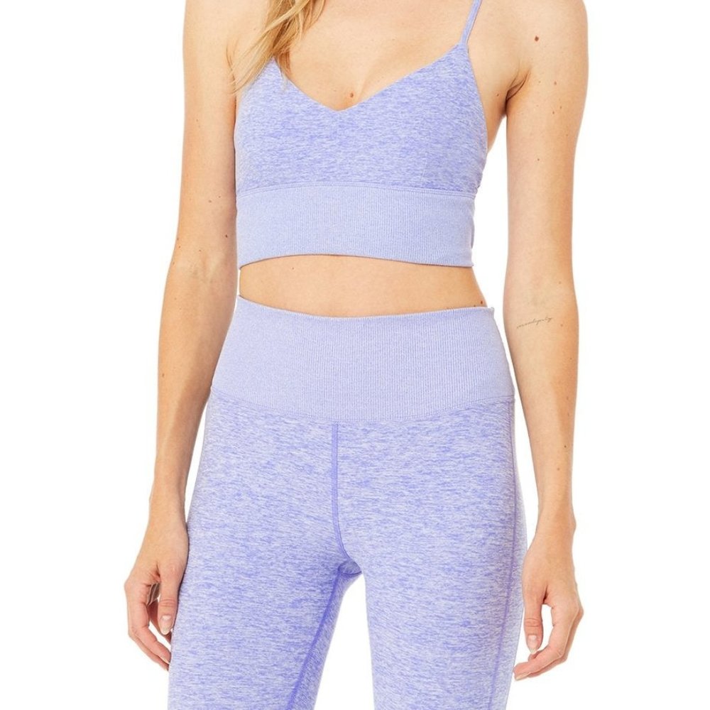 BUNDLE Alosoft Lavish Bra + Alosoft Lounge Legging Periwinkle